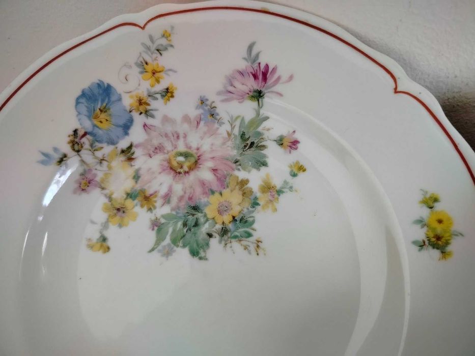 Порцеланови чинии и съдове РЕТРО 9 бр. ПАКЕТНА цена