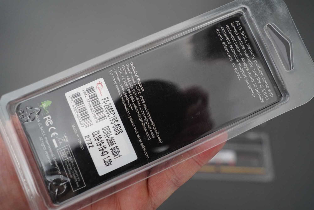 G.SKILL Aegis 8GB DDR4 2666MHz - нова рам памет