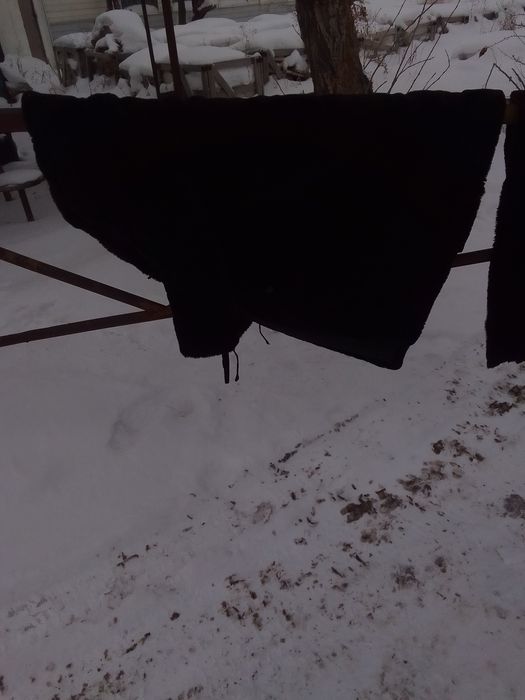 Шуба цигейковая овчина бу 5000 тг