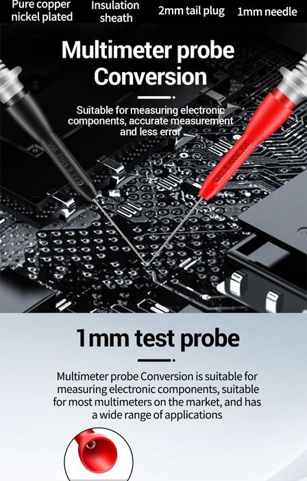 Sonda de testare tip ac multimetru terminal de masura tip ac 600V 10A