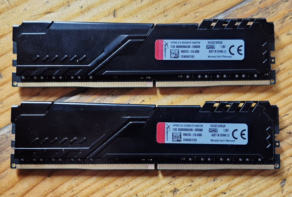 16GB RAM 3200MHz DDR4 Fury Beast X