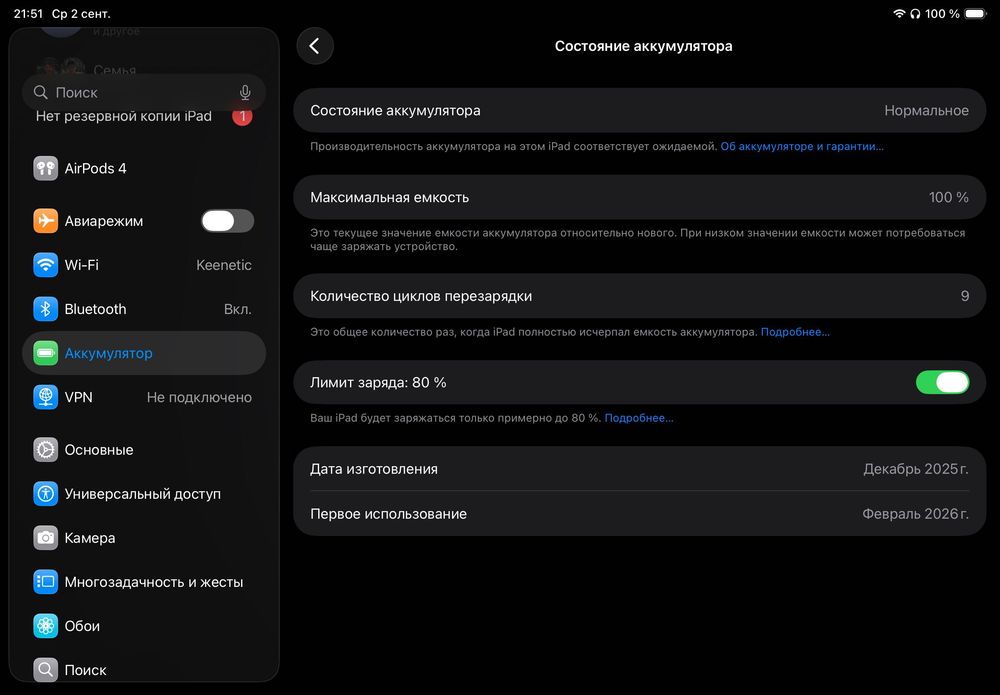Продам iPad (A16, 128 gb)