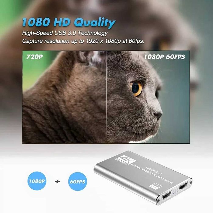 Доставка до СПИДИ АВТОМАТ 2,14€ -4K Ultra HD HDMI видео карта за засне