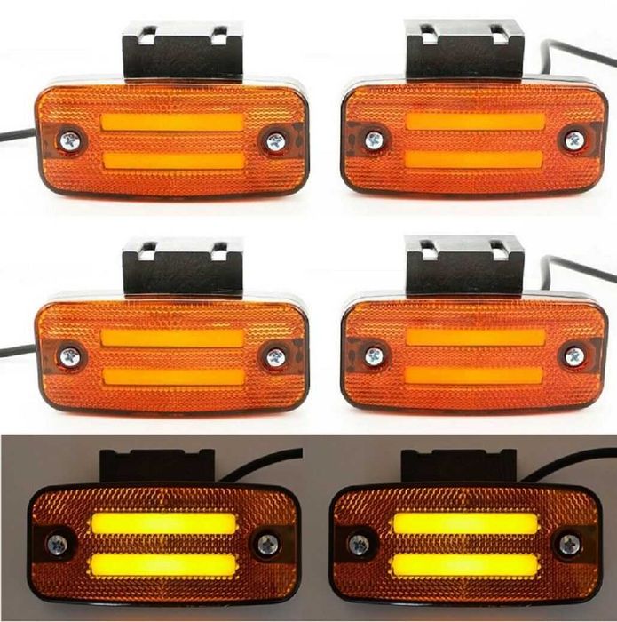 1бр. НЕОН ЛЕД LED габарити Krone за висящ монтаж 12-24V , 3 цвята