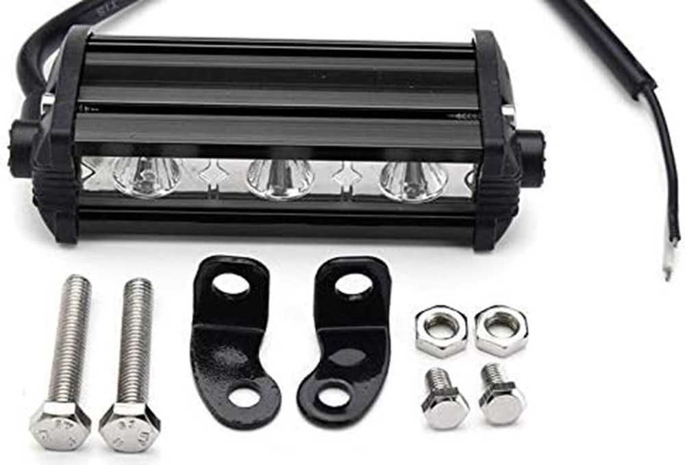 2 броя Мини 9W LED бар за осветление с 3 диода - 12/24V