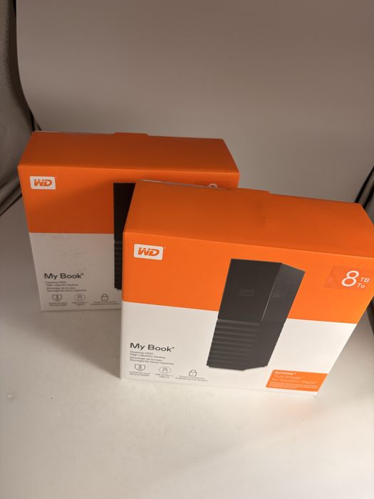 Hard disk extern WD 8TB USB Black , sigilate