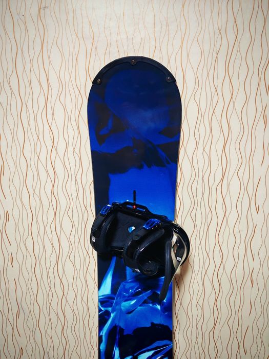 Set placa snowboard Burton Clash 164 cm Wide cu legaturi Burton Costom M-L