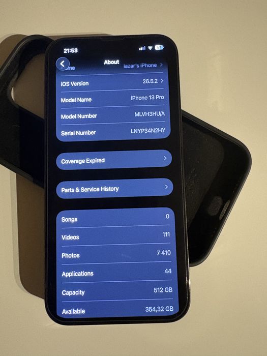 Iphone 13 pro 512 gb 100% батерия