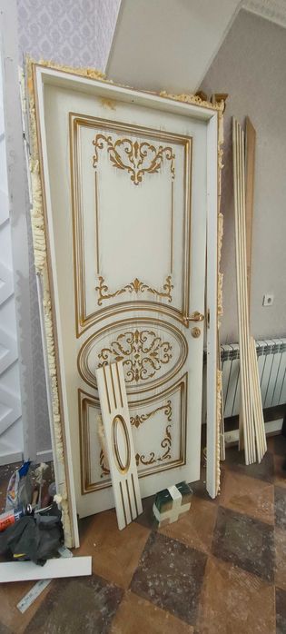 Дверь межкомнатная МДФ 80 см и дверь алюминий 73 см