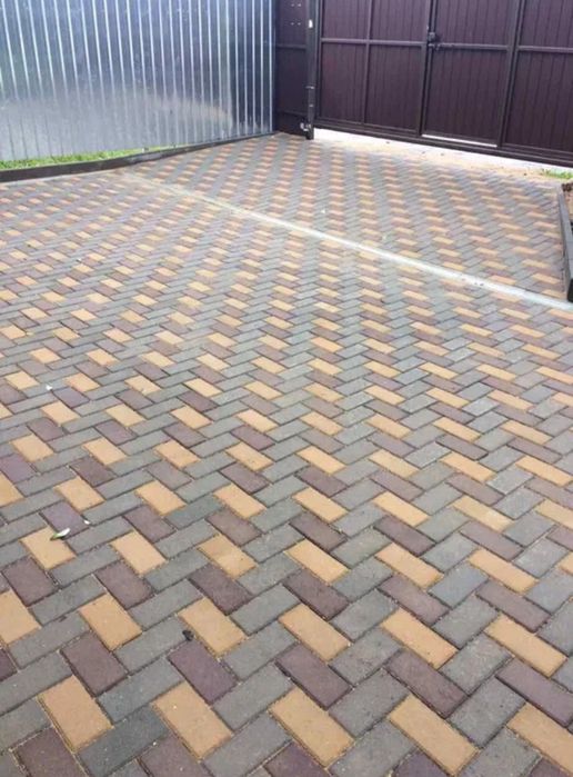 Брусчатка вибропрессованная "Кирпичик"