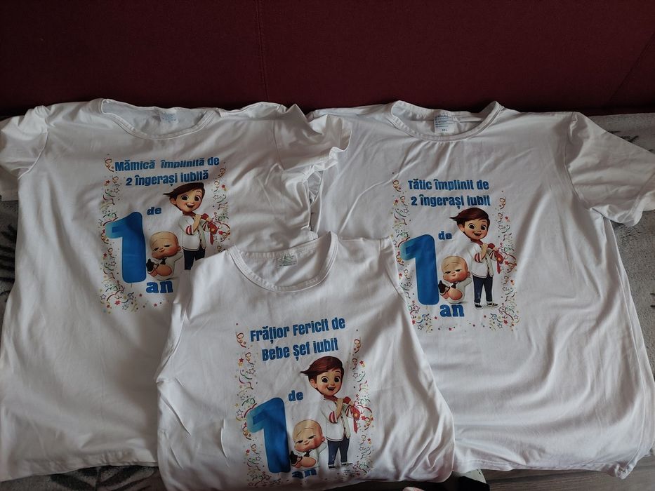 Set tricouri aniversare 1 an