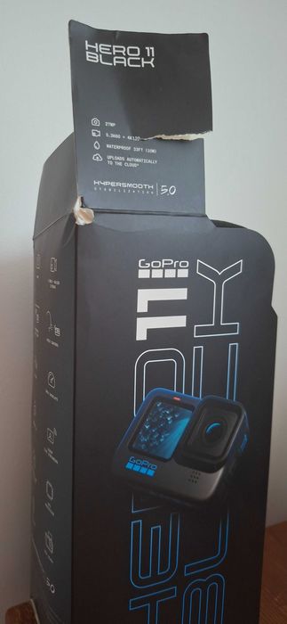 GoPro HERO11 Black – Nouă, neutilizată - Cutie ușor deteriorată