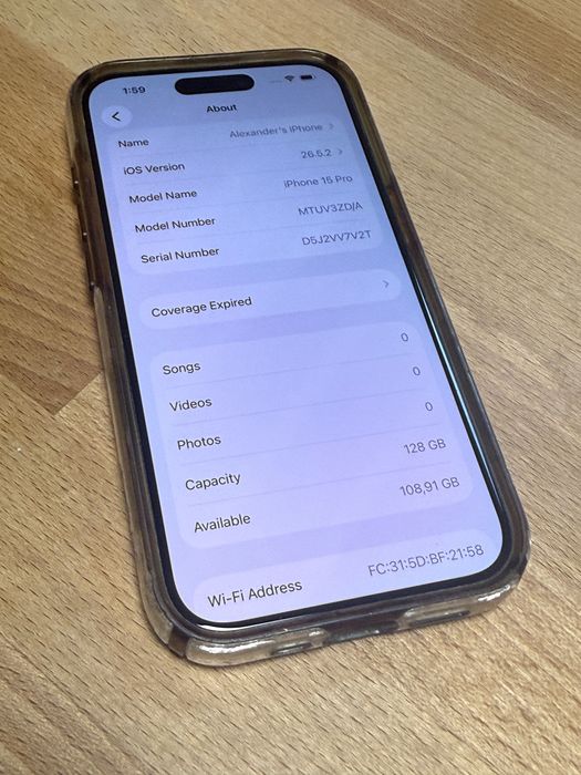 iPhone 15 Pro 128