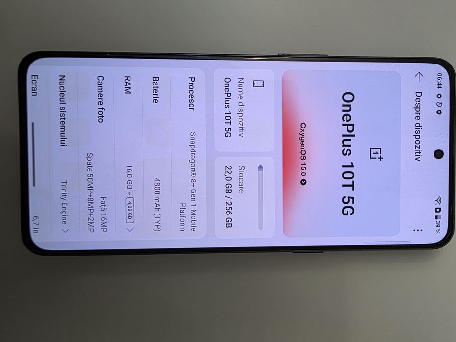 Vand OnePlus 10T 5G, 256 Gb, negru