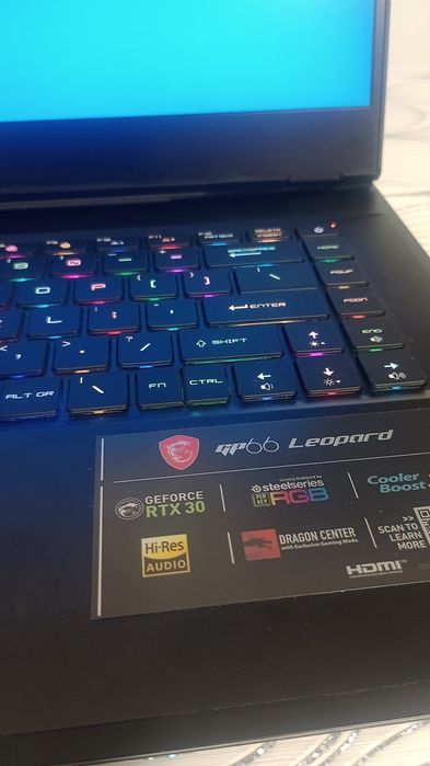 Laptop Gaming MSI GP66  Intel® Core™ i7 -10750h RTX 3070 130w