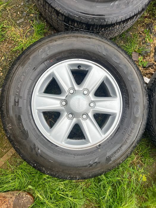 Jante cu Anvelope Roti set complet M+S isuzu  D Max 245/70/16