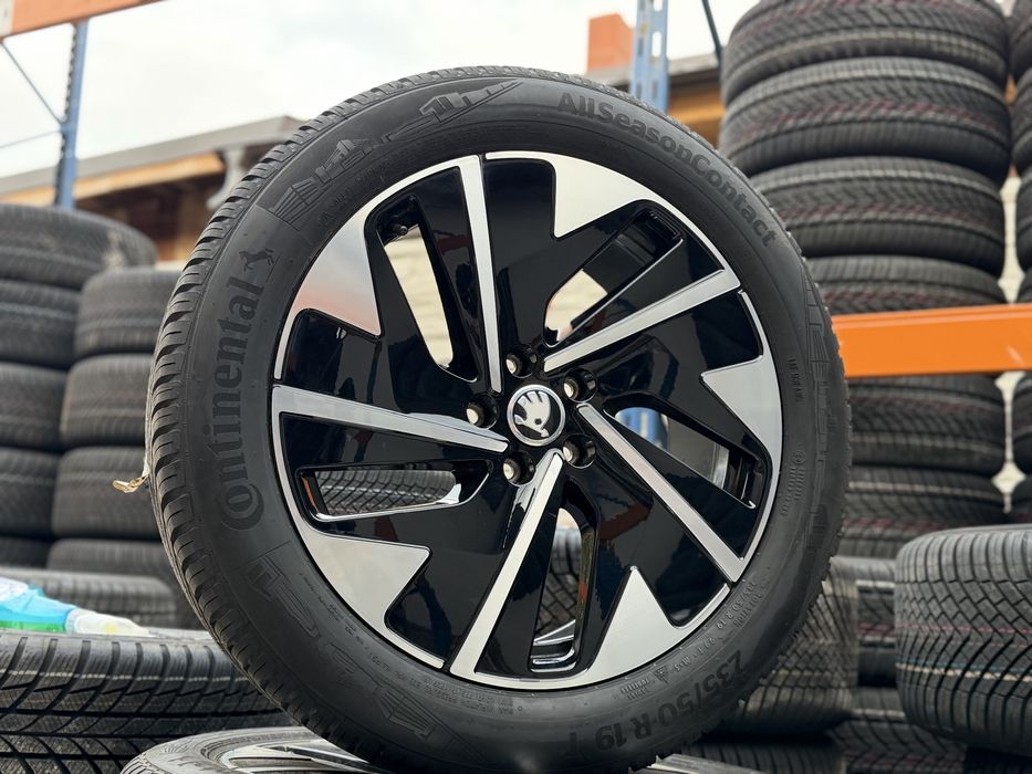 Jante 19 Anvelope Roti Originale Skoda KODIAQ  Anvelope 235/50 R19 100T Allsezon Continental Nou 0km