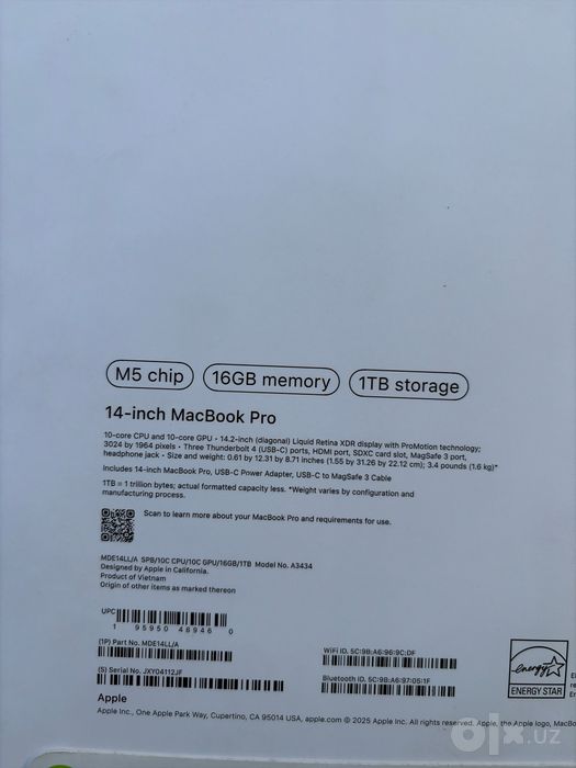 MacBook Pro m5 usa