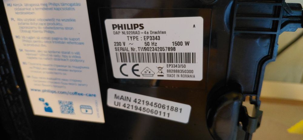 Expressor PHILIPS LatteGo EP3343
