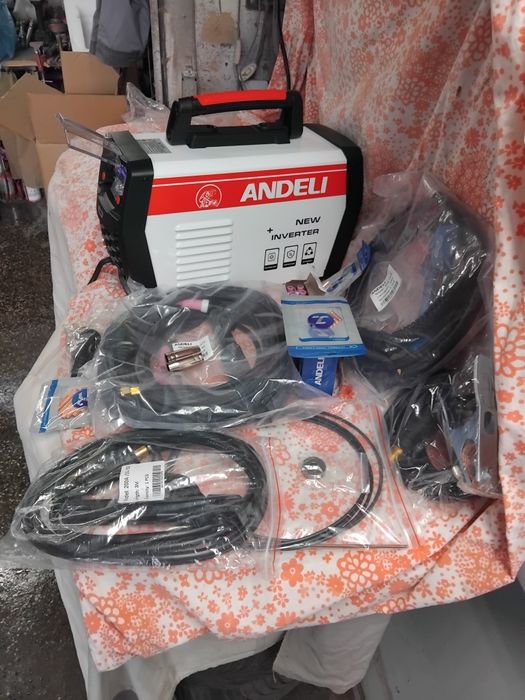ПРОМОЦИЯ-15% ОТСТЪПКА .Телоподаващ заваръчен апарат.ANDELI MIG 270 LED pro 5 в 1 – MIG/MAG / FLUX / Lift TIG / MMA + Алуминий (AL)Синергичен – НОВ
