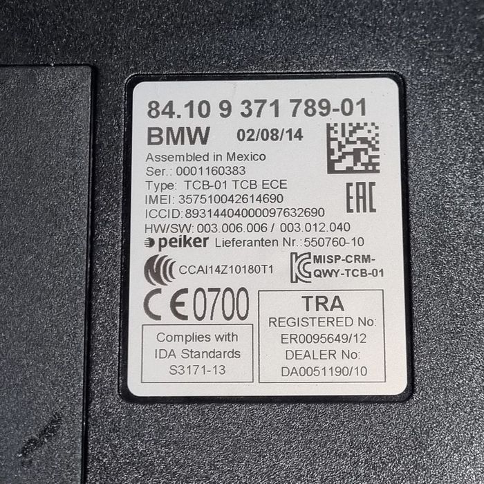 Amplificator audio BMW X3 F25 Facelift 2014 - 2017 (1501) 937178901