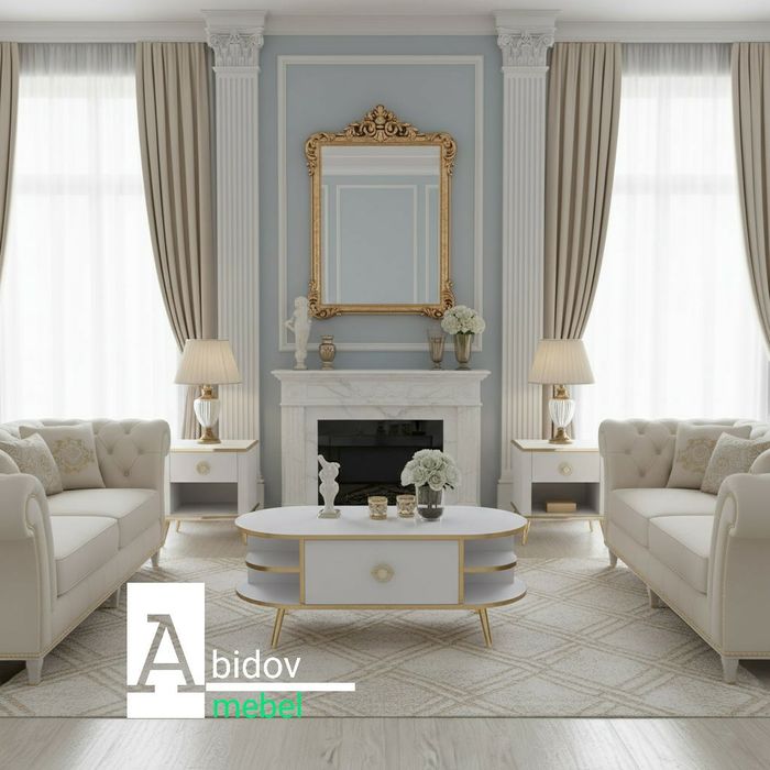 Журнальный чайный столик в стиле неоклассика. Есть в наличии.