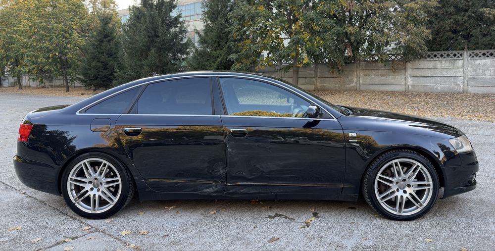 Audi A6 - LeMans - SLine - 2007 - 3.0 TDI - Quattro - Automat - 4x4 - Xenon - Navi Mare - Carte Intreaga - Acte la zi - Usor avariat laterala dreapta