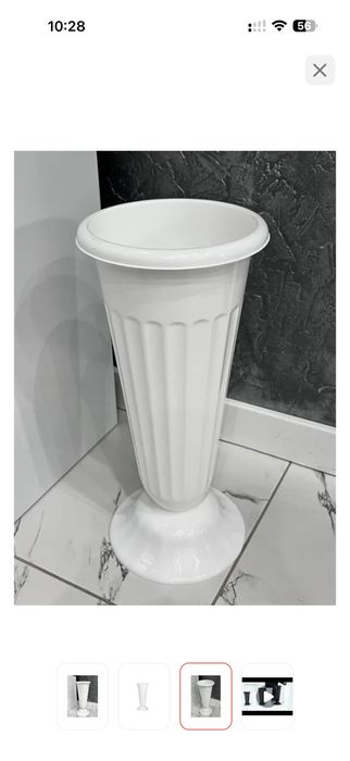 Альтернатива ваза 44 см Базовая коллекция М5352, пластик