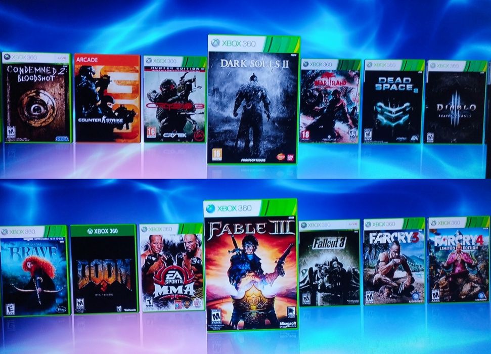 Xbox 360 прошитый +70 игр