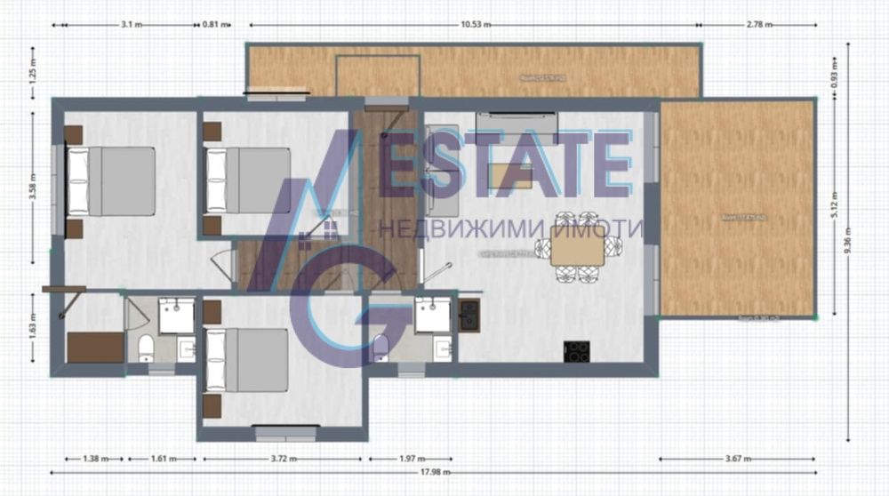 Продава се Къща в с. Изгрев, Област Бургас - 130 кв.м за 1059 €/кв.м - Снимка #5