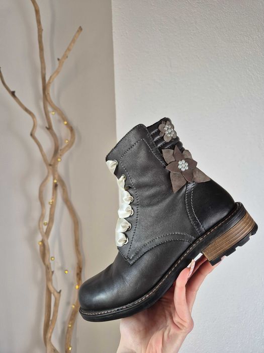 ghete piele naturală 37 custom