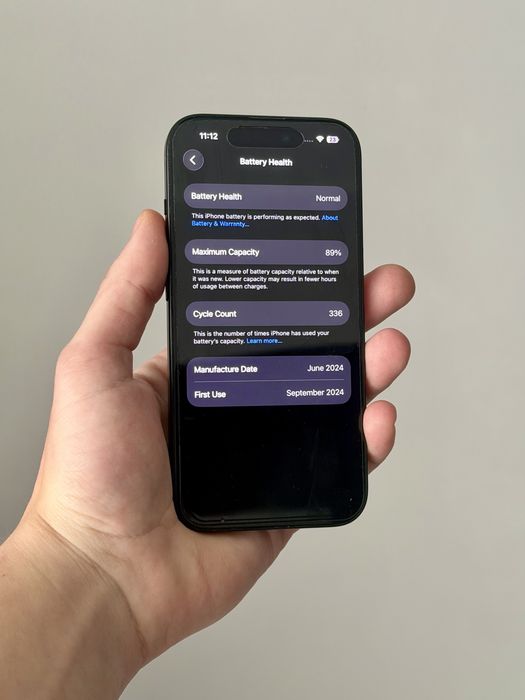iPhone 15 256GB Black | Impecabil | Cutie + Cablu + 3 Huse