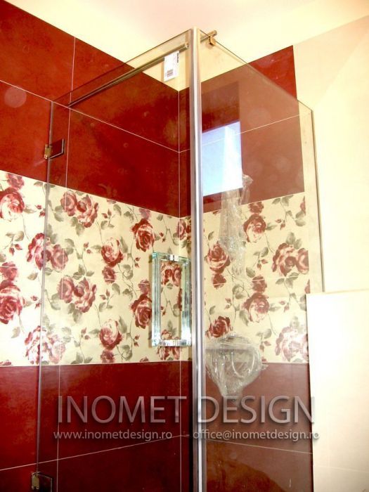 Cabine dus din sticla securizata sablata sau transparenta