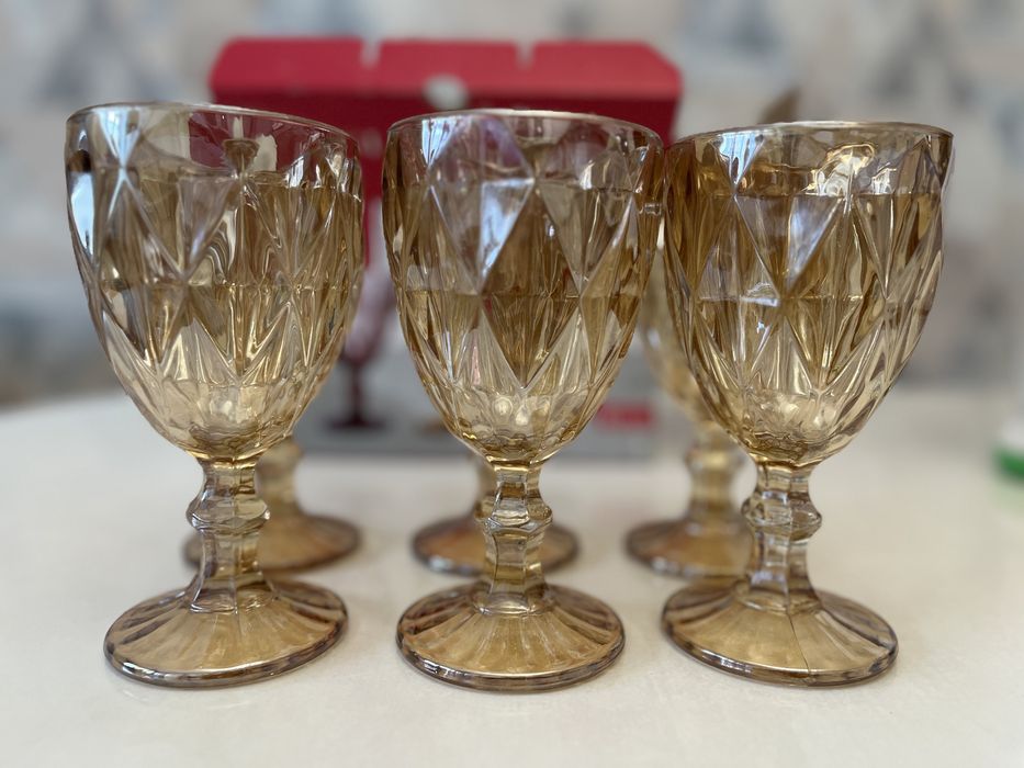 Бокалы 6 шт стеклянные