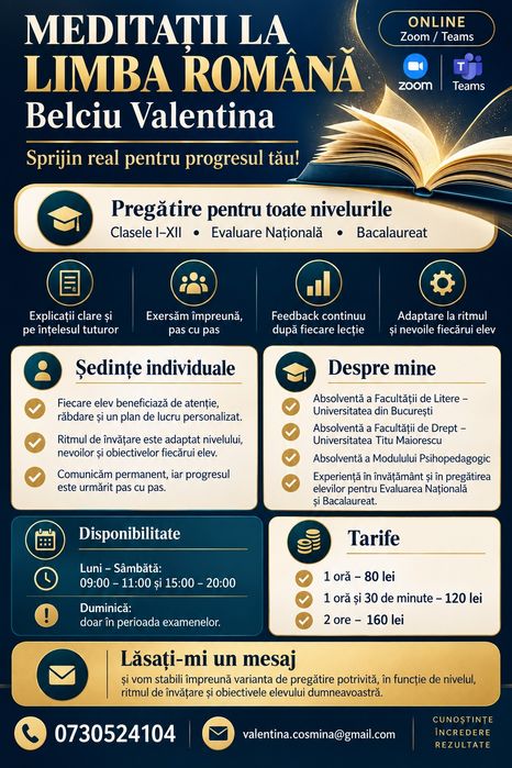 Meditații Limba Română