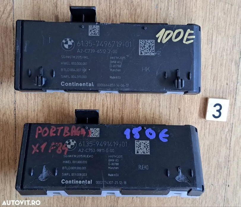 ECU modul soft close inchidere portbagaj bmw F45 F46 F31 F36 F48 F39 F15 F85 F16 F86