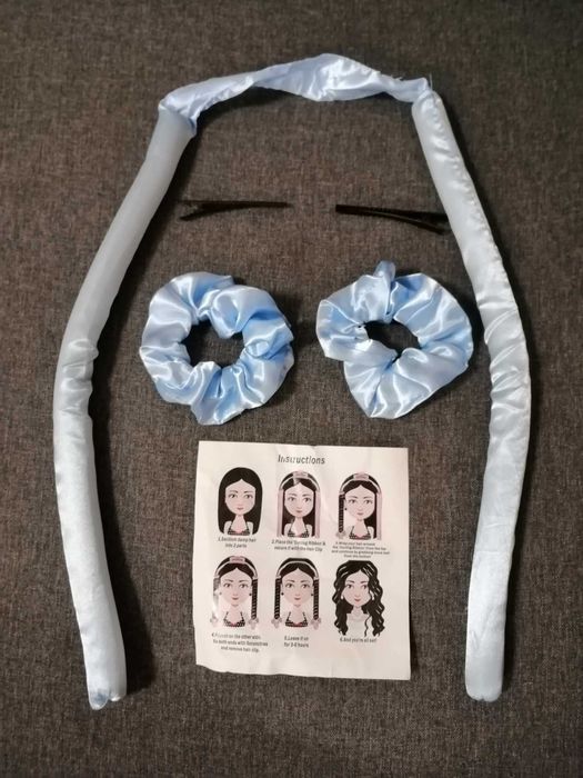 НОВ МОДЕЛ сатенен сет за къдрене