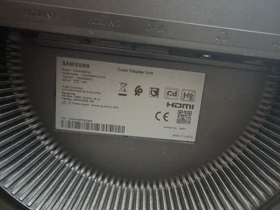 Monitor Gaming Samsung Curbat 24 inch