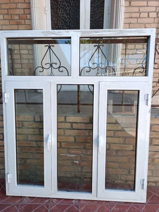 Продаётся  Окна Акфа алюмин размер 170*150 в хорошем состоянии