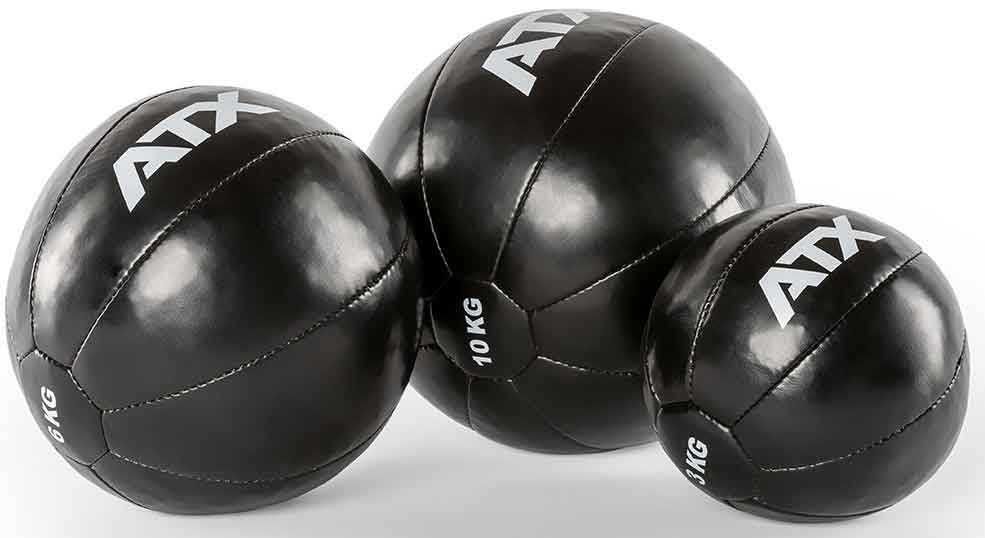 Кожена Медицинска Топка ATX 3 кг - 10 кг, Медицински Топки, Фитнес