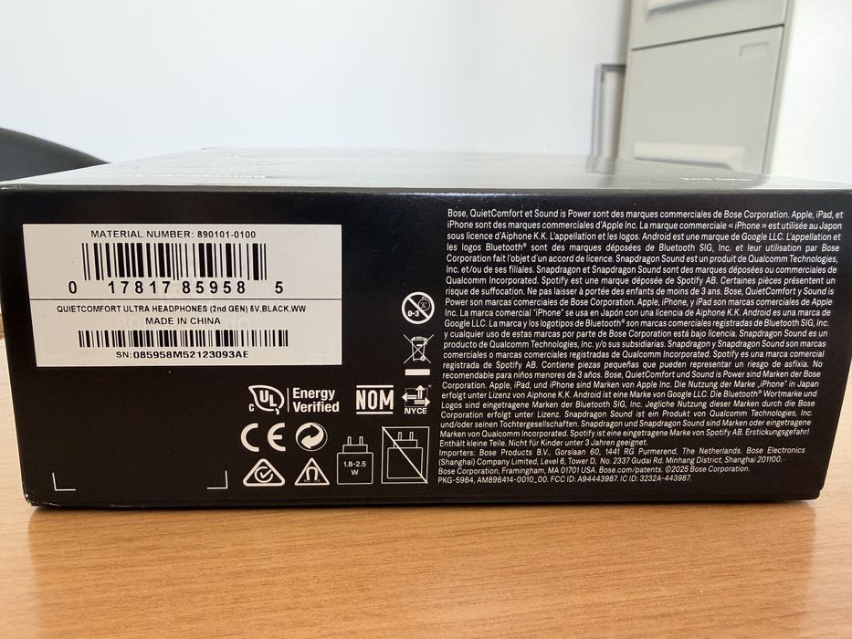 Bose Quietcomfort Ultra 2nd GEN,garantie 2028