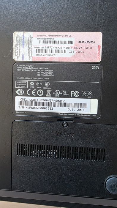Продам ноутбук Samsung
