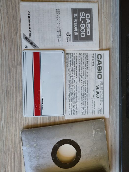 Calculator casio sl-800