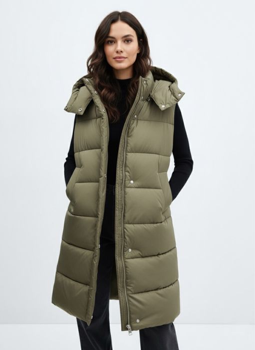 MANGO дълъг елек / грейка два цвята