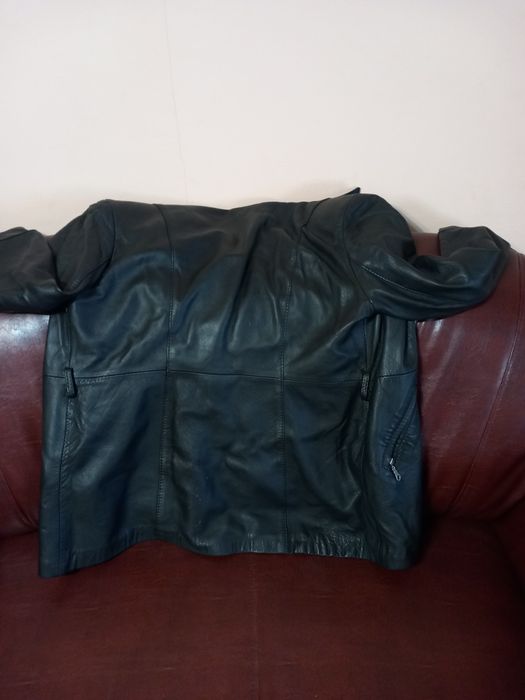 Geaca piele medie, marinea L-XL