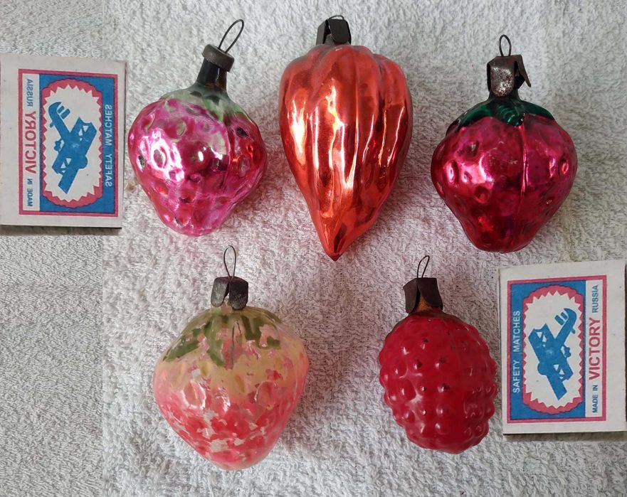 Ёлочные игрушки новогодние. Советские. Стеклянные. Есть редкие!