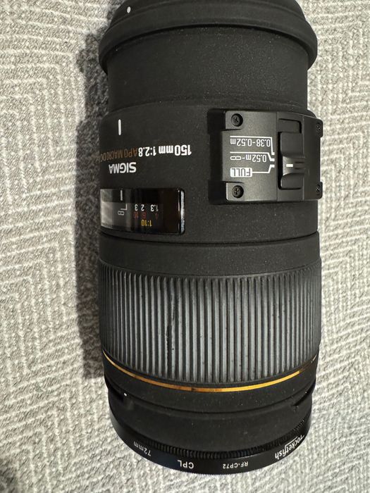 Обектив за Никон Sigma 150 mm 1:2.8 APO MACRO DG HSM