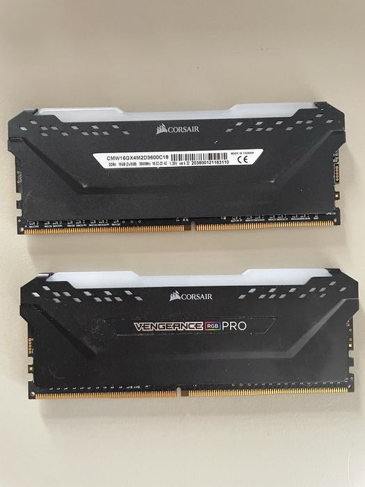 16gb ram corsair dual channel 3600mhz