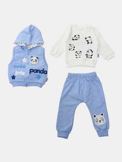 Двойка с жилеткой для мальчиков
размер 1-2 года Сезон Осень