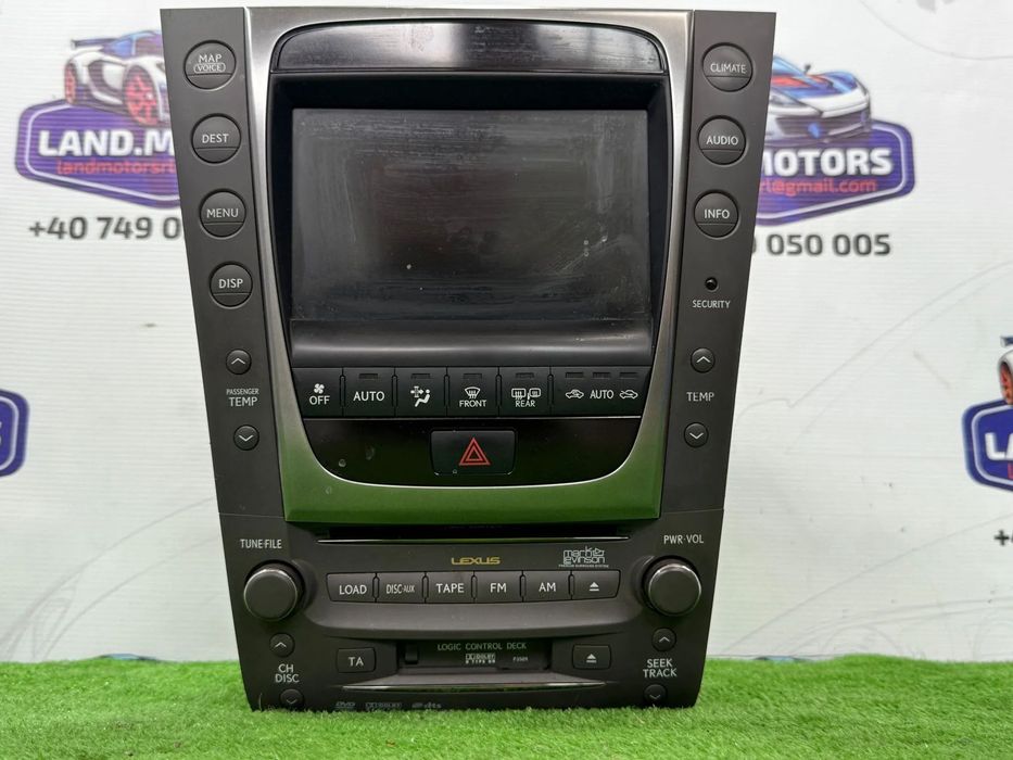 CONSOLA CENTRALA / DISPLAY NAVIGATIE / ECRAN CONTROL MEDIA / BUTOANE LEXUS GS 300 III 2009 3.0 BENZINA SEDAN COD OEM 86120-30G20-E0-2 HGPK000601EW 86111-30A50 462200-3030 303006364 2005-2011